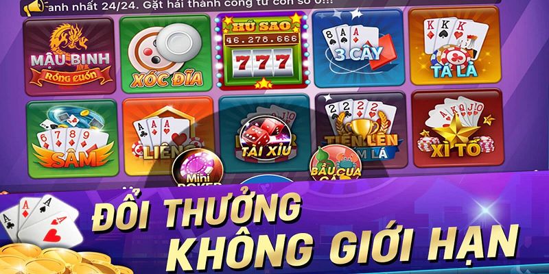 Tổng hợp các siêu phẩm game bài đổi thưởng tại 888B